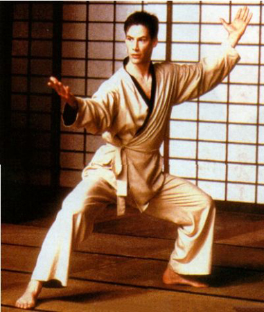 "The Matrix is like a bowl of cereal. I'm like the milk," explains Keanua Reeves.